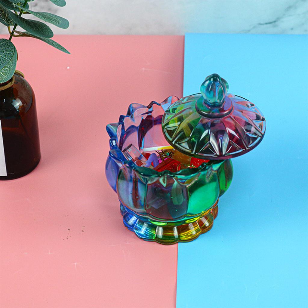 Silicone   Mould Resin Jewelry Trinket Holder Box Ornament
