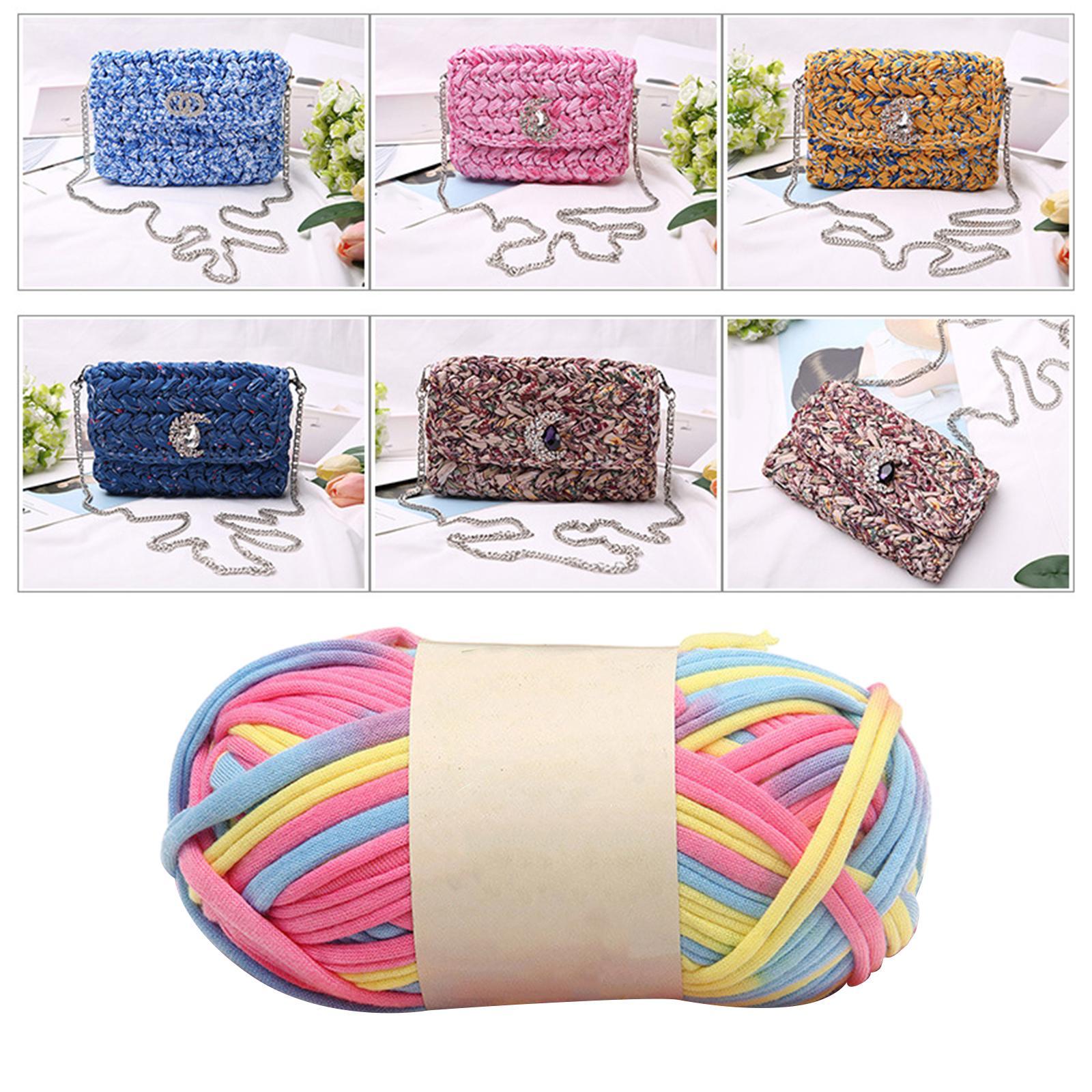 Carpet Yarn Knitting Yarn Chunky Yarn Bag Making Material T Shirt Yarn Fabric Cloth Yarn for Throw Blanket Crochet Craft Bags