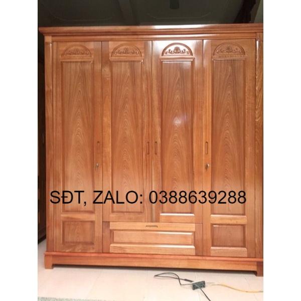 Tủ quần ao gỗ soan đào