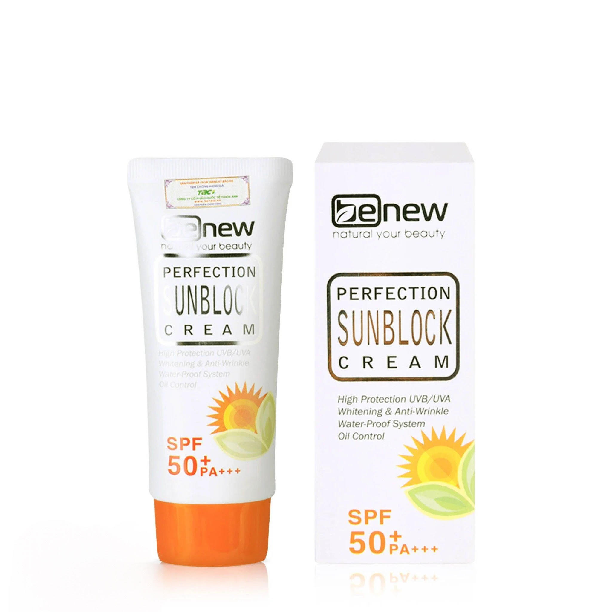 Kem Chống Nắng Benew Perfection Sunblock Cream (50ml)
