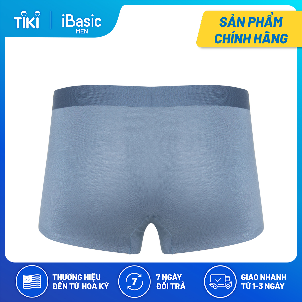 Quần lót nam không đường may bonding trunk iBasic PANM104