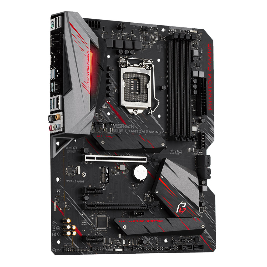 Bo Mạch Chủ Mainboard ASRock B365 Phantom Gaming 4 Socket 1151 - Hàng Chính Hãng