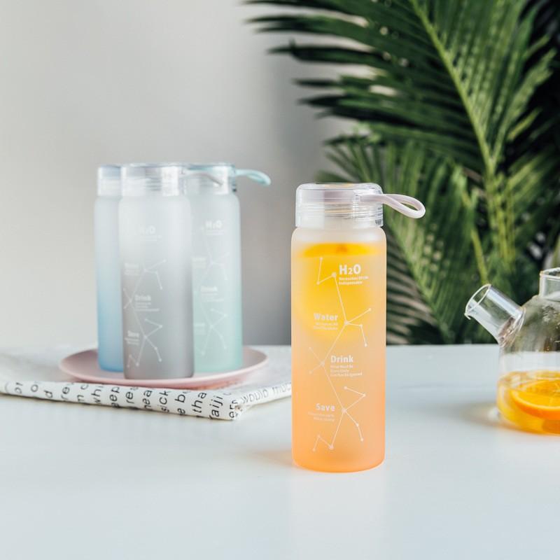 Bình Giữ Nhiệt Hàn Quốc H20 Họa Tiết Chòm Sao Nắp Miệng Chống Tràn