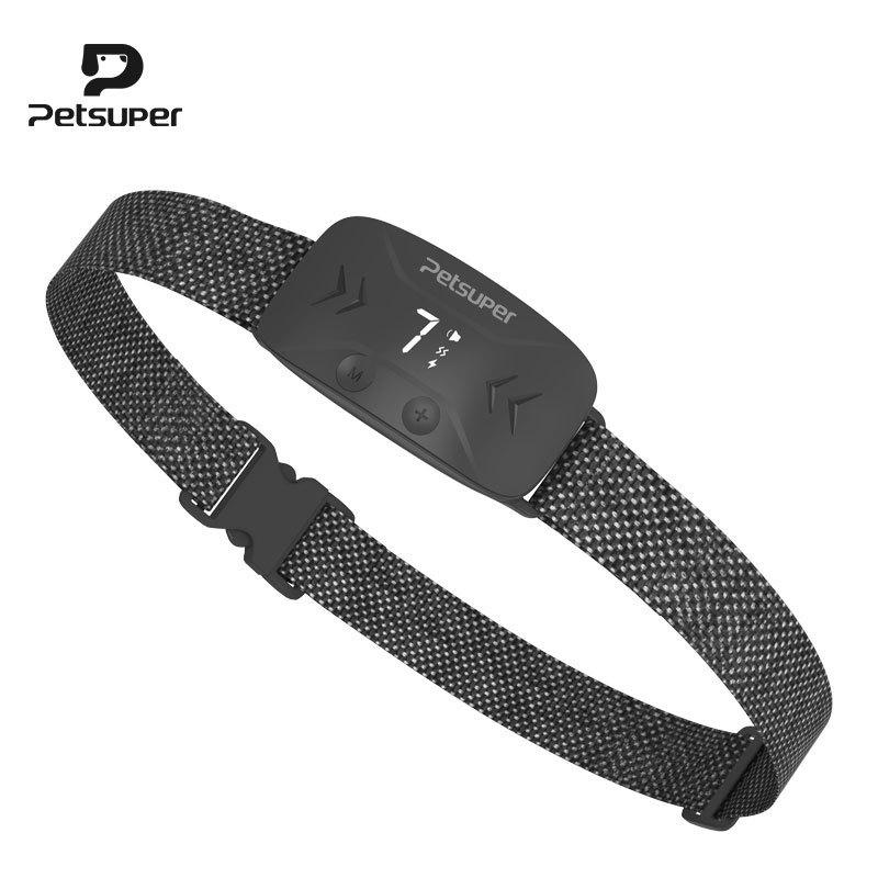 Ưu đãi nhất PETSUPER thiết bị chống sủa cho thú cưng ip67 thiết bị huấn luyện chó cưng rung điện giật thiết bị huấn luyện thiết bị chống sủa cổ áo