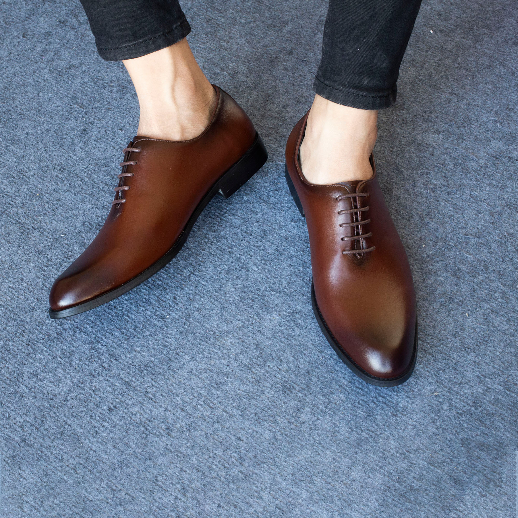 Giày da nam, giày oxford công sở Bụi Leather G102 - Da bò Nappa cao cấp - Bảo hành 12 tháng