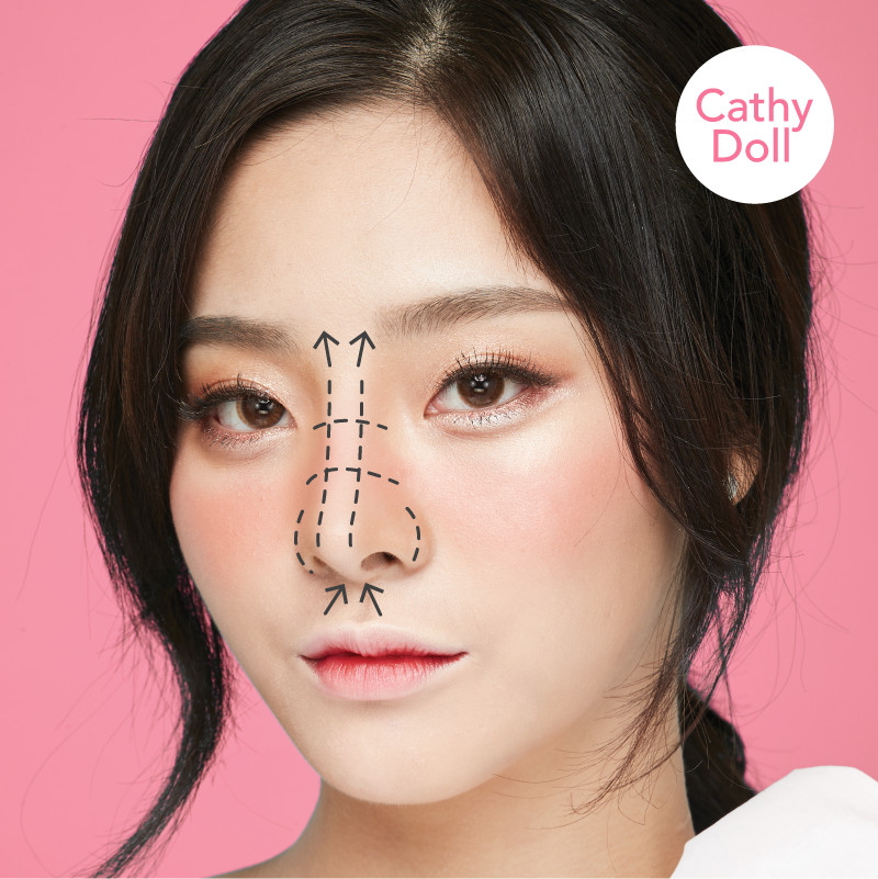 Bút tạo khối và highlight 2 trong 1 Cathy Doll Easy Nose Up Stick 0.5+1.1g