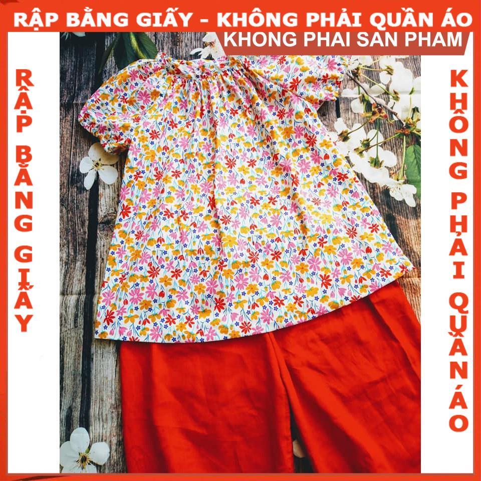 Rập giấy A0 đồ bộ bé gái mã R416 (BẢN VẼ)