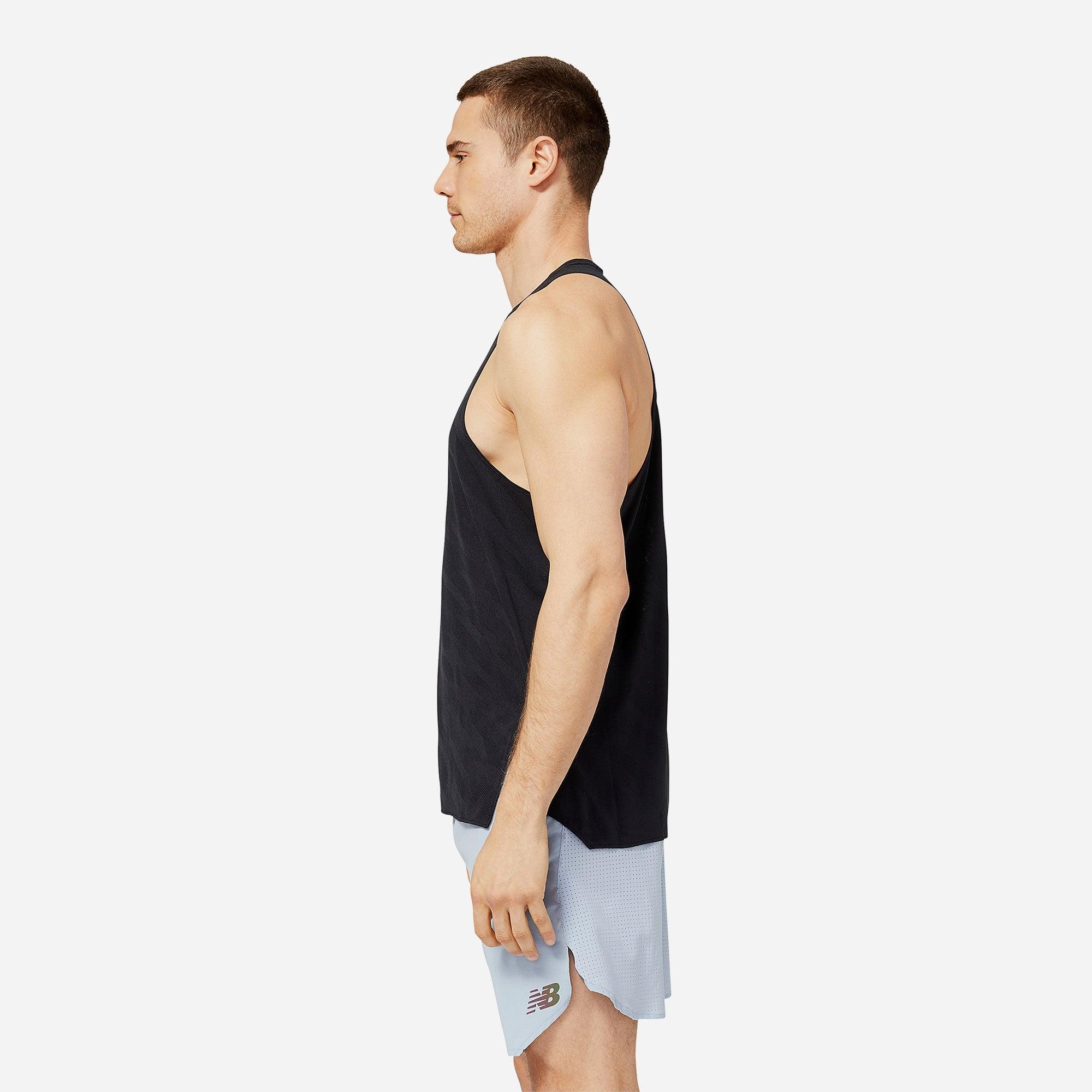 Áo ba lỗ thể thao nam New Balance Running Tank M - MT23280BK