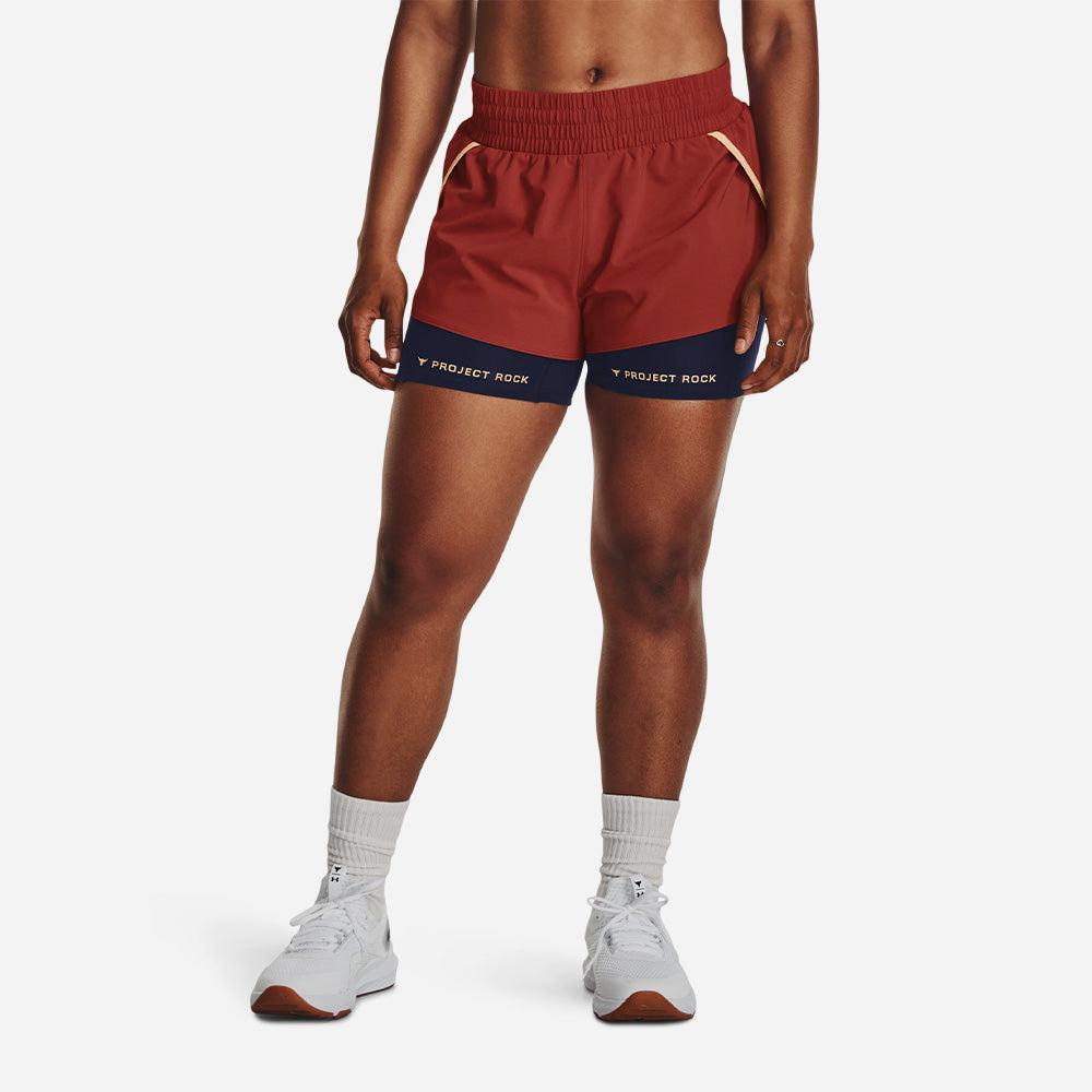 Quần ngắn thể thao nữ Under Armour Pjt Rck Leg Day Flex - 1380188-635