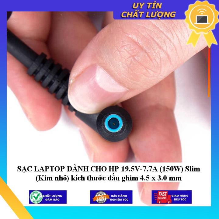 SẠC LAPTOP dùng cho HP 19.5V-7.7A  Slim  kích thước đầu ghim 4.5 x 3.0 mm - Hàng Nhập Khẩu New Seal