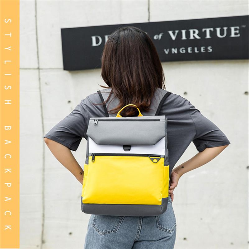 Ba Lô Nữ 2021 Thời Trang Hàn Quốc Mới Ba Lô Học Sinh Sinh Viên Chịu Mài Mòn Schoolbag Công Suất Lớn Ba Lô 15.6-Inch Túi Máy Tính