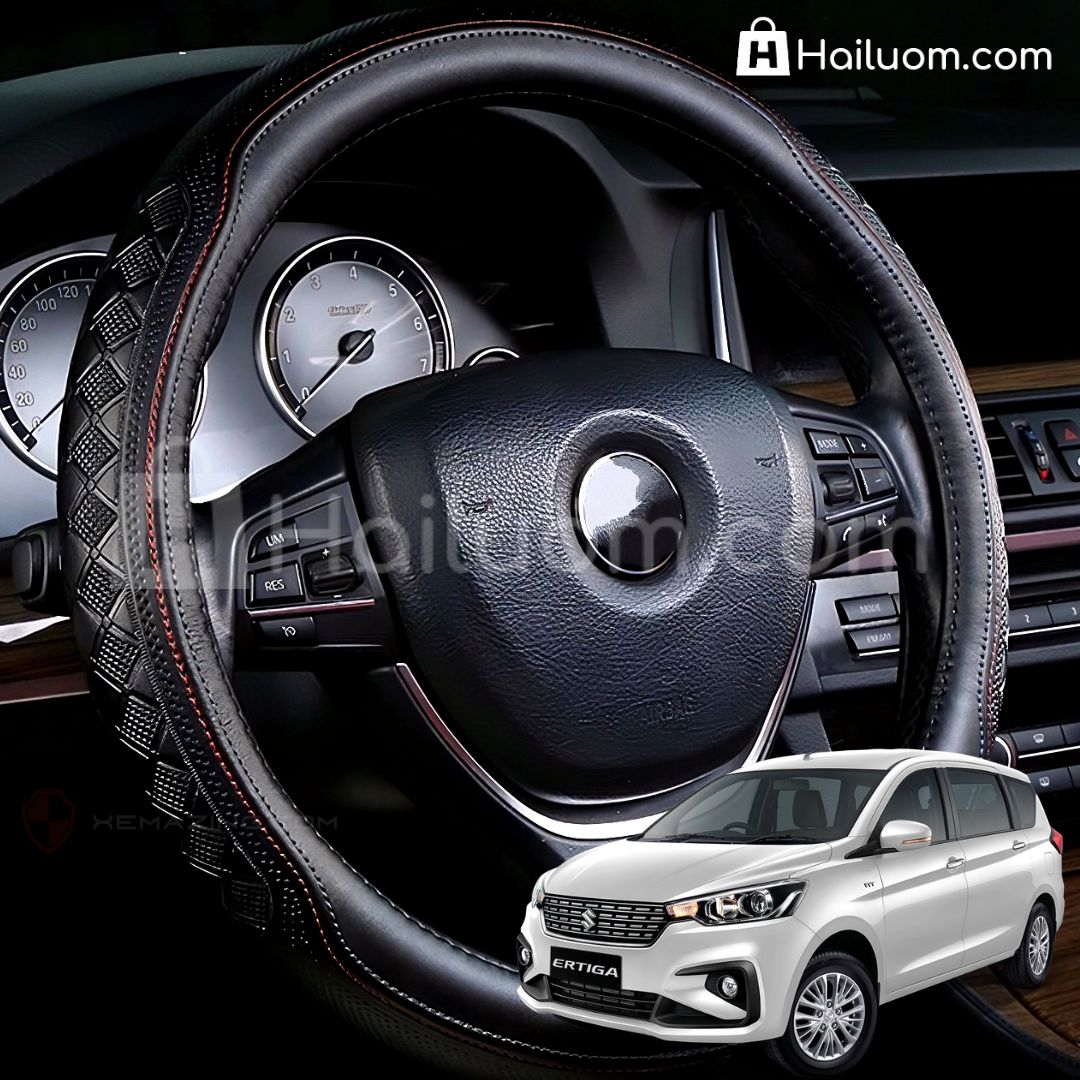 Bọc Vô Lăng ô tô cho SUZUKI ERTIGA Da Thật Cao Cấp 4 Mùa