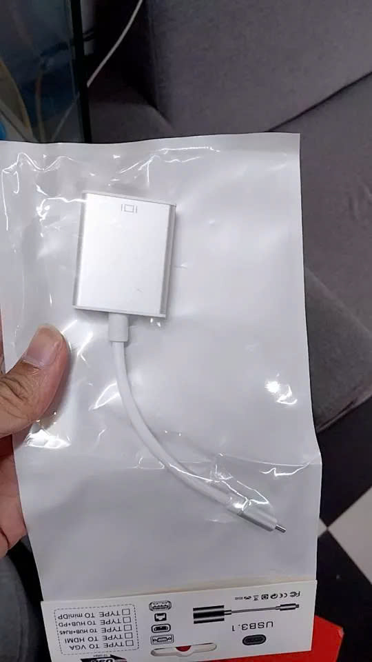 CÁP HDMI - DISPLAYPORT BÁN 1 Bộ Cáp Type C to HDMI CÁP USB TYPEC 3.1 TO HDMI Cho Laptop Máy Tính Bảng TV MacBookk - Hàng Nhập Khẩu