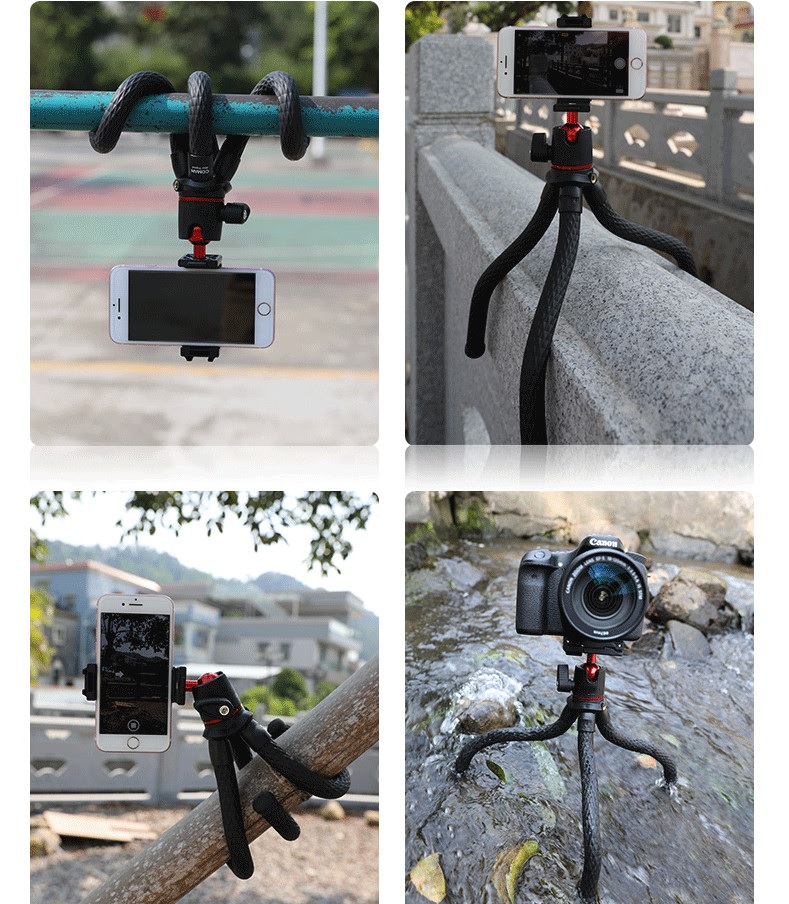 ROGTZ Chân Đế Gimbal Bạch Tuộc Cho Điện Thoại Và Máy Ảnh YT-138A - Hàng Nhập Khẩu