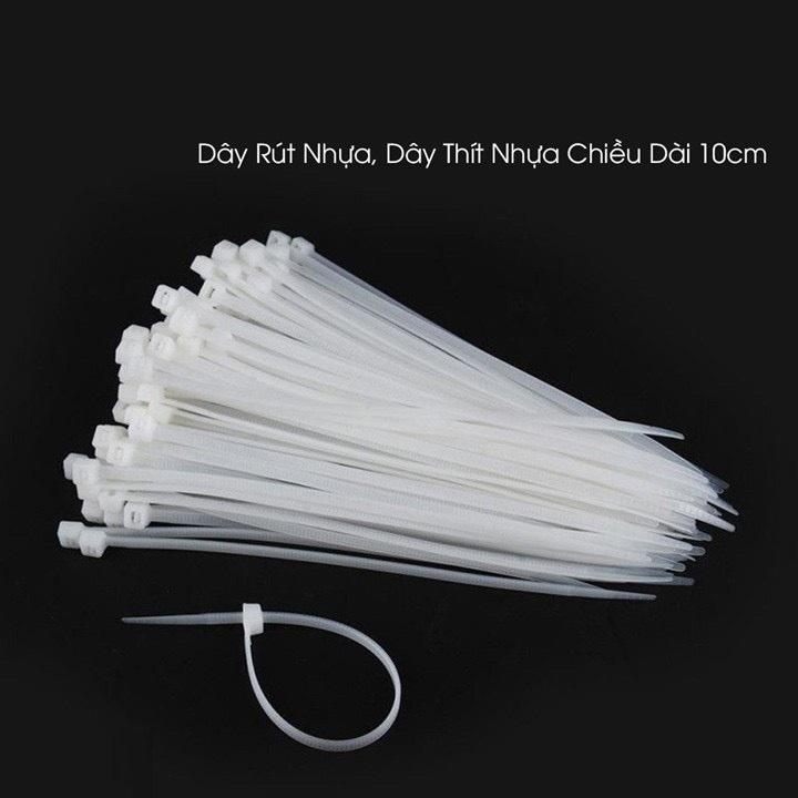 Bó 100 Dây Thít, Dây Rút, Lạt Nhựa Đủ Mọi Kích Cỡ Tiện Lợi