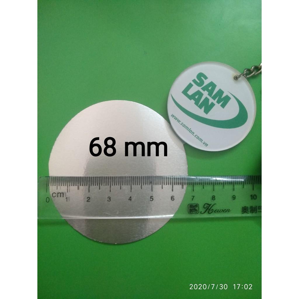 Màng seal nhôm PET 68 mm - Màng niêm phong cho chai nhựa PET