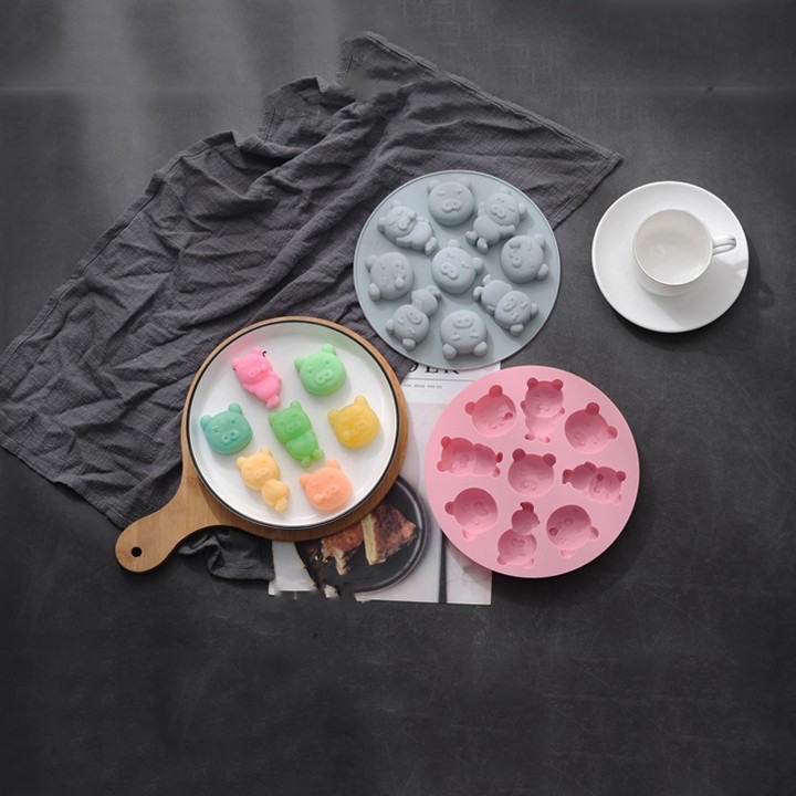 Khuôn silicon kẹo dẻo động vật