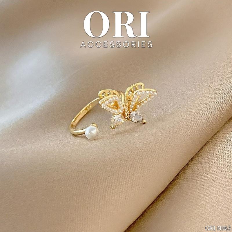 Nhẫn nữ Freesize cánh bướm Celina độc đáo thời trang ORI ACCESSORIES N063
