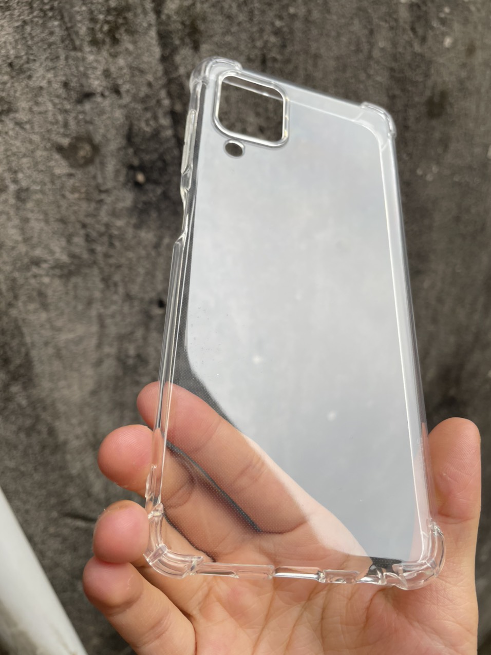 Ốp Lưng Samsung Galaxy A12 dẻo trong suốt bảo vệ chống sốc 4 góc