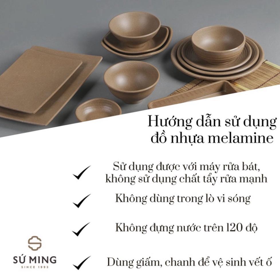 Đĩa Chữ Nhật màu đen Nhựa Melamine cao cấp Dùng trong gia đình Hàng, nhà hàng , thứ decor thông minh , đồ g