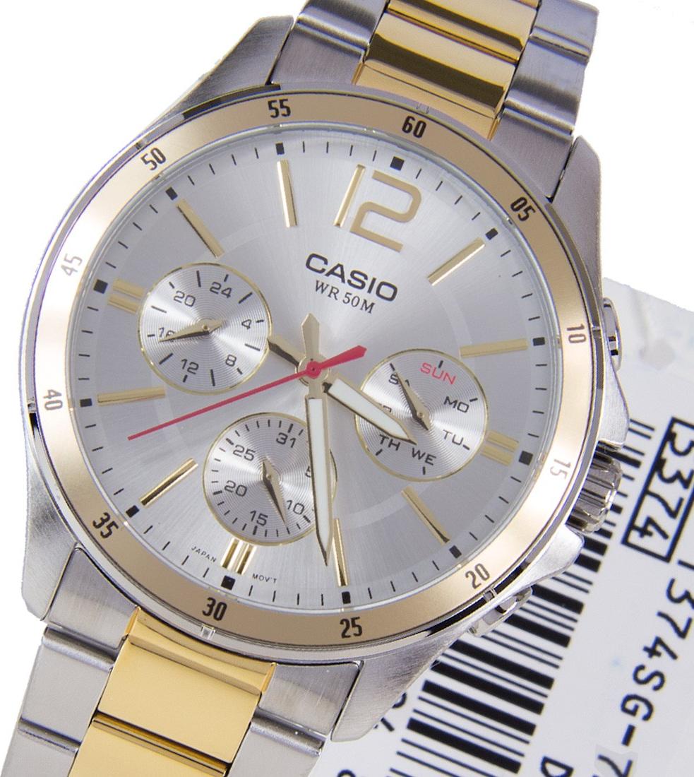 Đồng hồ nam dây kim loại Casio MTP-1374SG-7AVDF