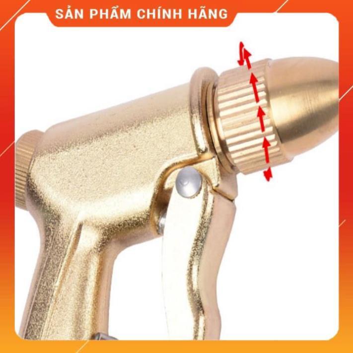 Bộ dây vòi xịt nước ️ ,tăng áp 3 lần,loại 3m,5m 206701-1 đầu đồng,cút nối nhựa vàng+ mở chai