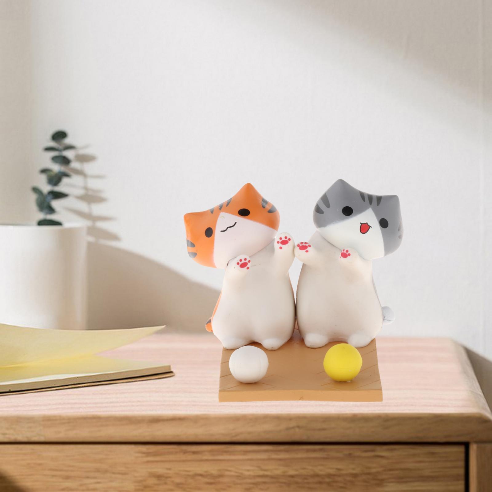 2x Cute Phone Holder PVC Desk Cellphone Tablets Stand for Friends Family