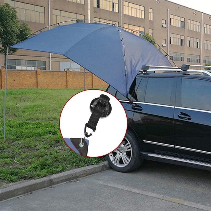 1Pc Reusable Suction Cup Fixed Hook Car Tent Suction Cup Outdoor Camping Tarp Security Master Lock Tent Fix Accessories
