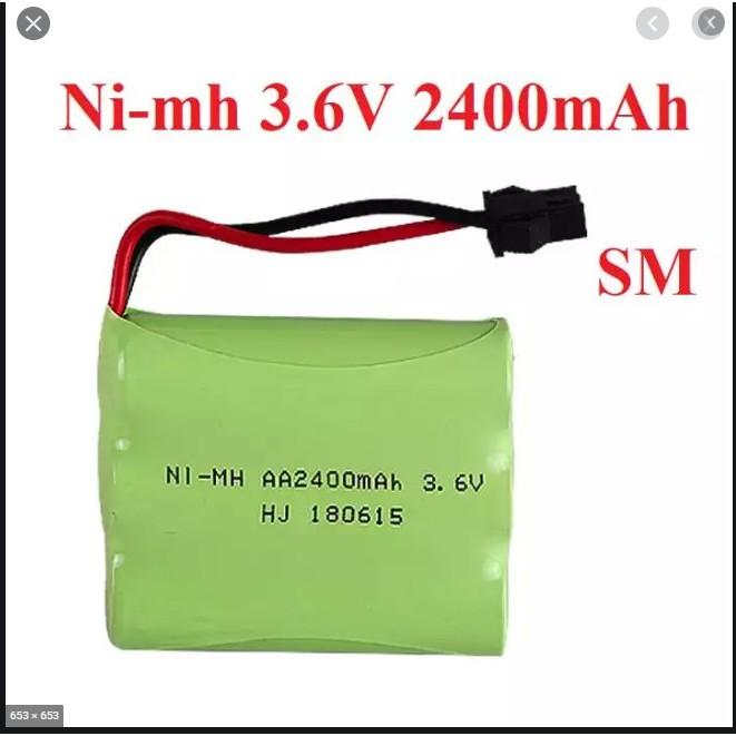 Pin và sạc usb đồ chơi điều khiển từ xa 3.6v 2400mah NIMH