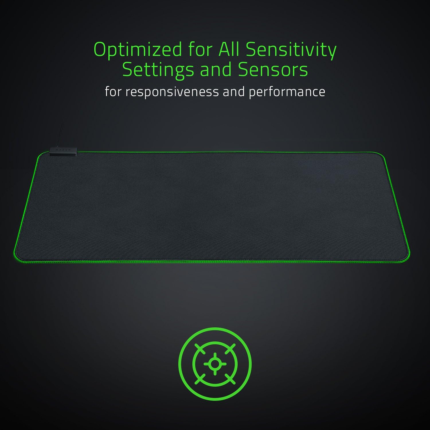 Tấm lót chuột Razer Goliathus Chroma - Black (Hàng chính hãng)