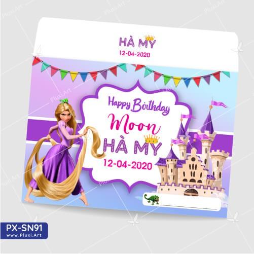 Thiệp thôi nôi – sinh nhật theo yêu cầu Pluxi