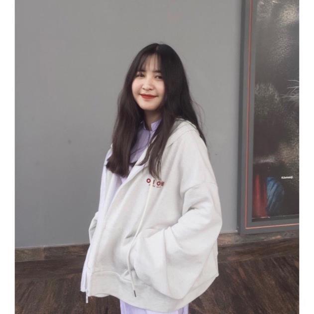 Áo hoodie nam nữ OHOH dáng unisex form rộng chất nỉ bông chống nắng tốt