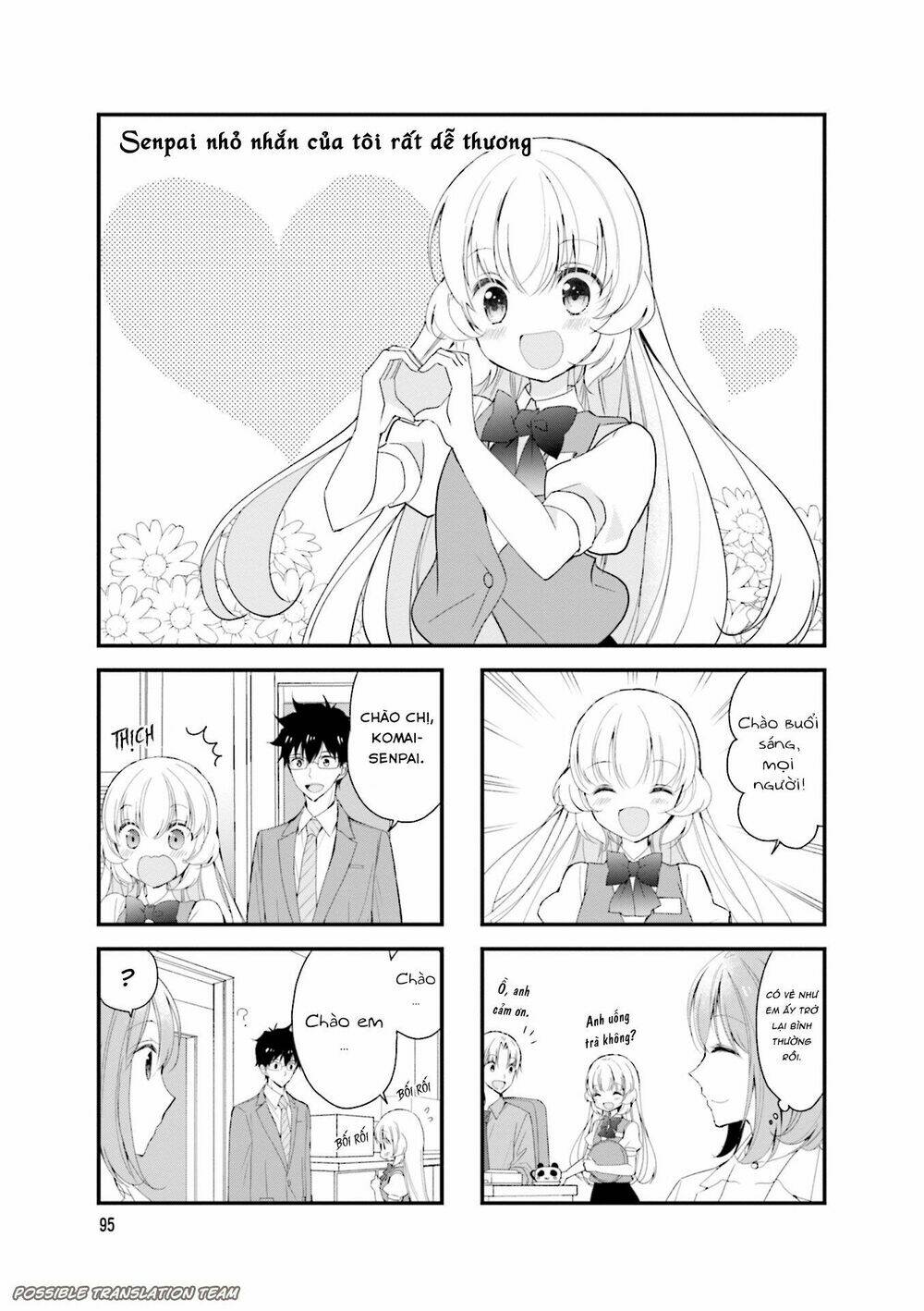 senpai nhỏ nhắn của tôi rất dễ thương chapter 28 3