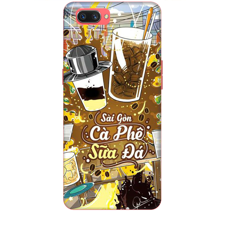 Hình ảnh Ốp lưng dành cho điện thoại OPPO A3S Hình Sài Gòn Cafe Sữa Đá - Hàng chính hãng