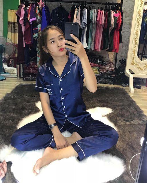 Bộ lụa satin cao cấp | chất mát dày dặn ko nhăn siêu sang|