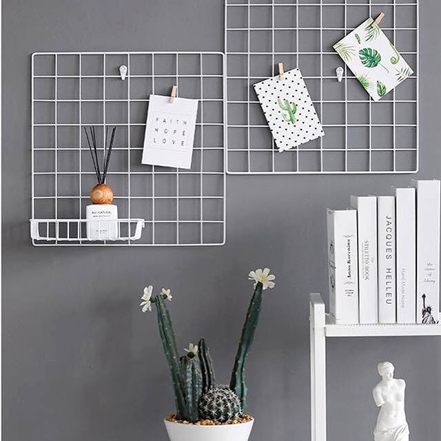 LƯỚI SẮT TRANG TRÍ 40X40CM Ô 5CM DÀY 3.5LI