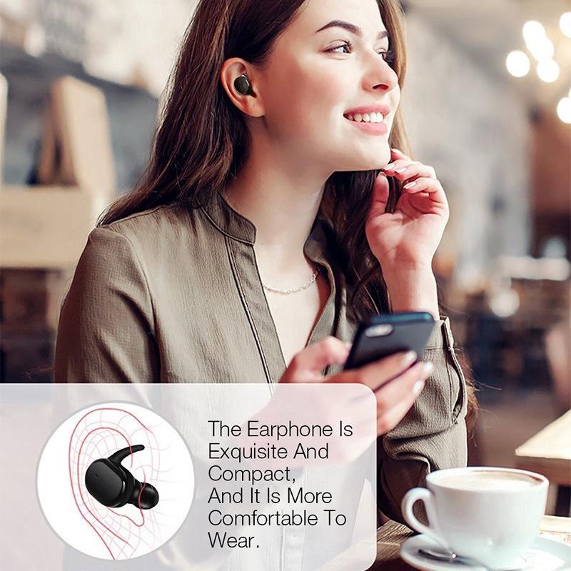 2022 Tai Nghe Không Dây TWS Airpads Thể Thao Bluetooth Earbuds Trong Tai Tiếng Ồn Noise Cancelling Airpuds Bluetooth Tai Nghe Stereo Với Mic