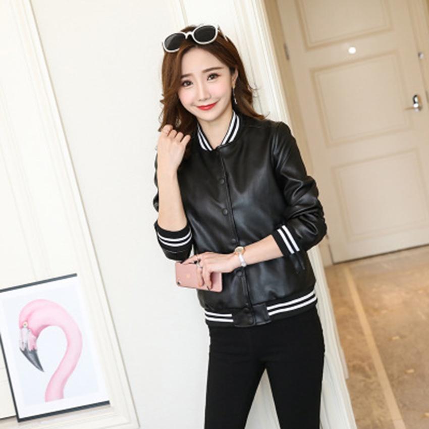 Áo khoác da thái phối kéo phong cách