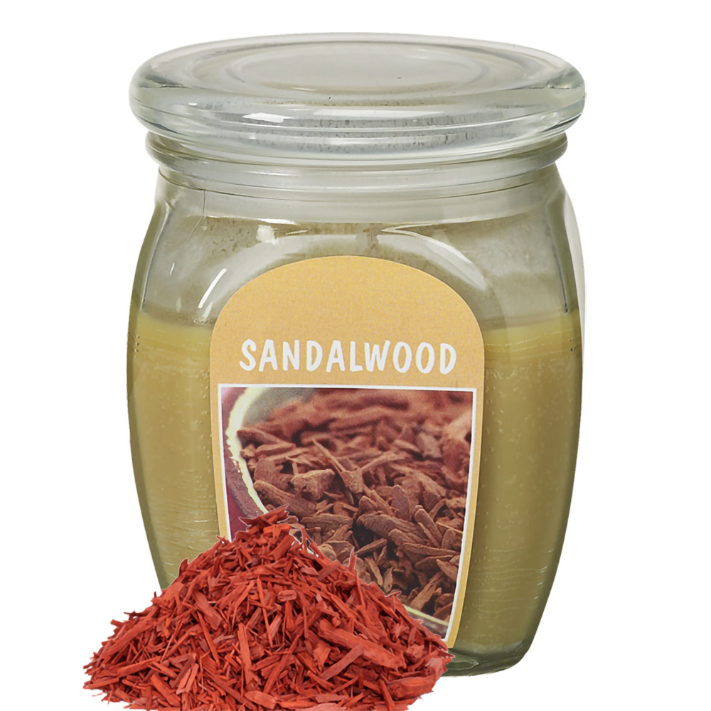 Hũ nến thơm tinh dầu Bolsius Sandalwood 305g QT024373 - gỗ đàn hương