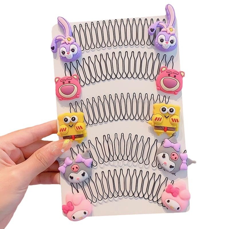 Kẹp Xước Tóc Hình Thú Nhiều Màu Sắc Dễ Thương Cho Bé (1 Kẹp)