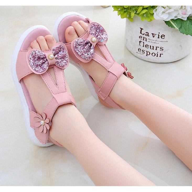 Cho Bé Dép sandal bé gái công chúa dành cho bé từ 3 -13 tuổi - SD53H