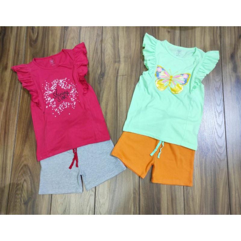 Bộ cho bé gái, bộ bé gái size đại, bộ thun cotton