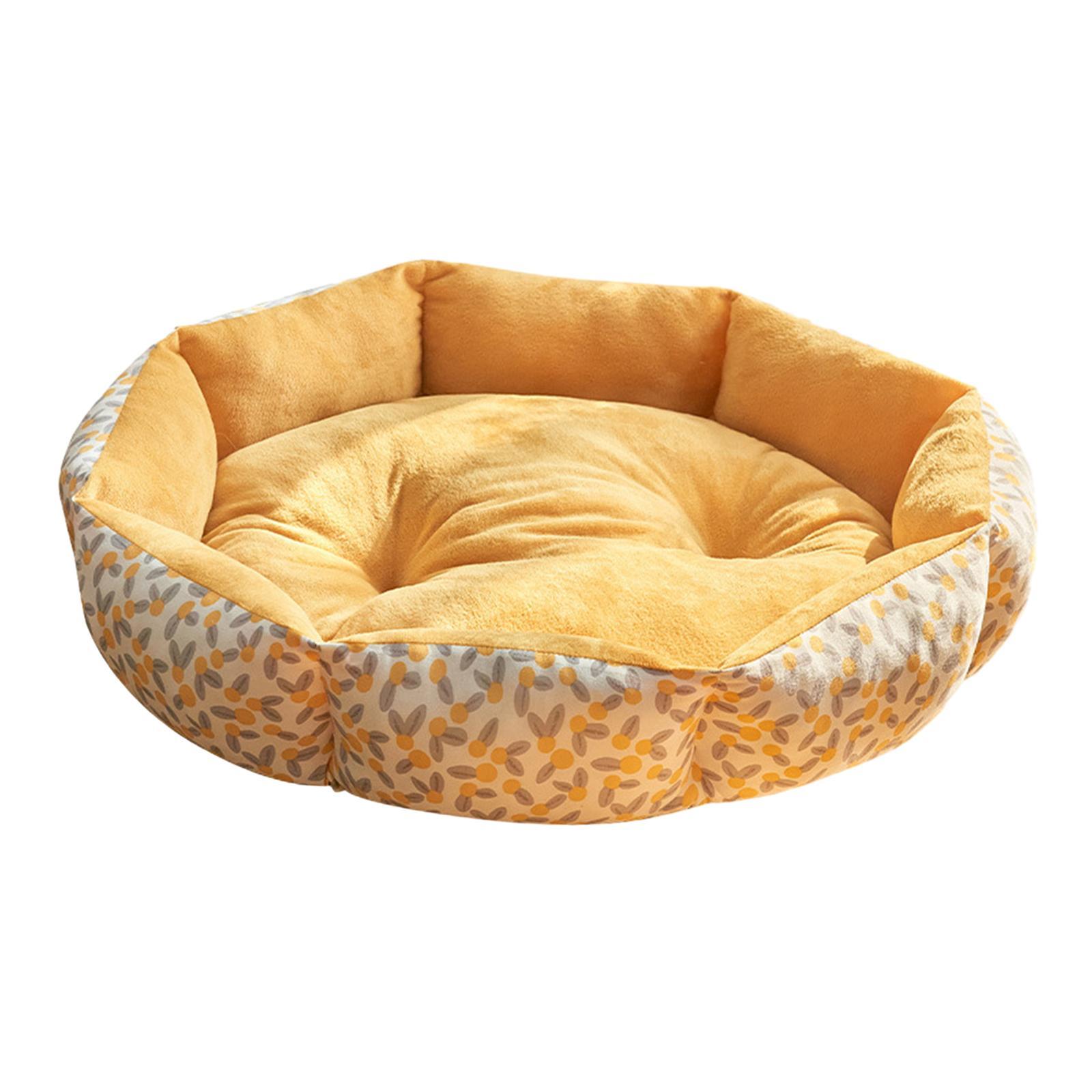 Round Dog Beds, Pet Dog Bed, Warm, Autumn Winter, Comfortable for Cats Kitten Small Dog Puppy