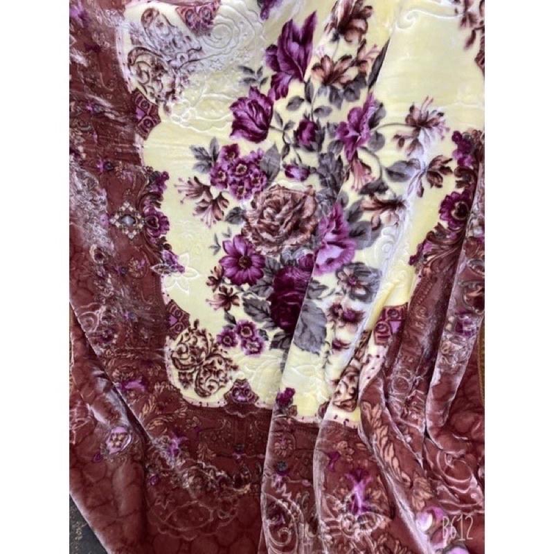 Chăn băng lông tuyết nhung Thái siêu ấm xịn xò 3kg 4kg 5kg