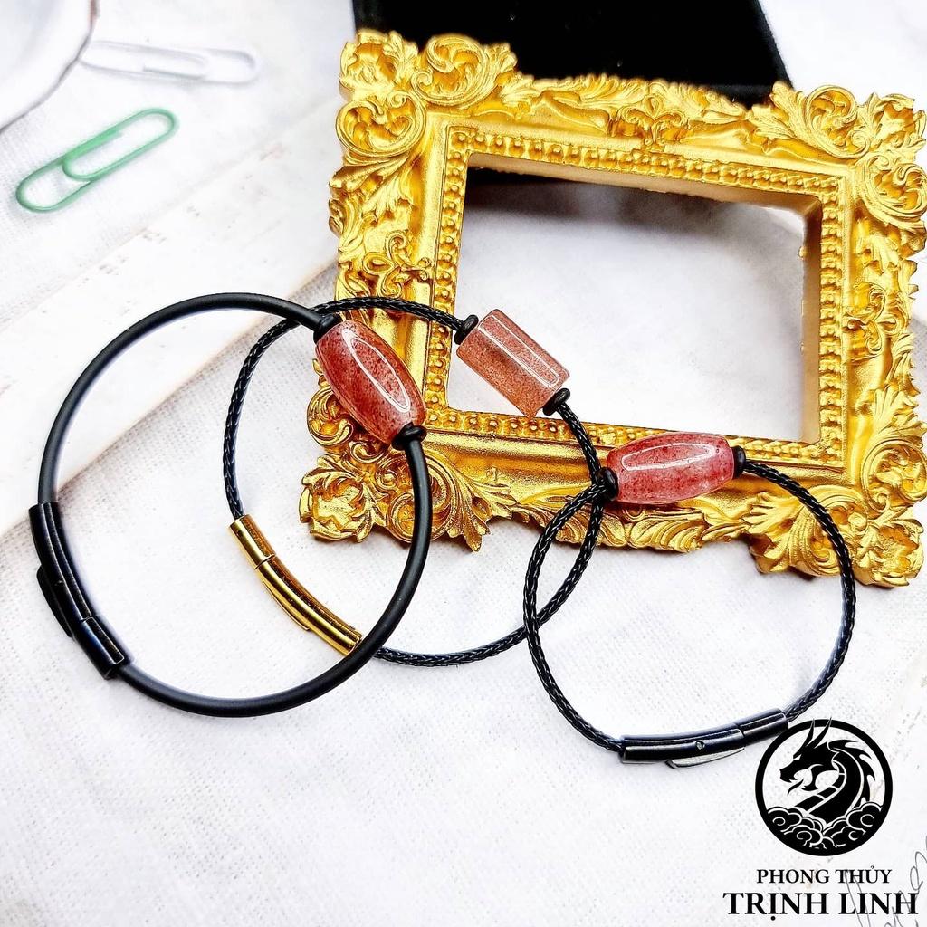 VÒNG TAY LU THỐNG TRÒN TA DÂU TÂY HỒNG