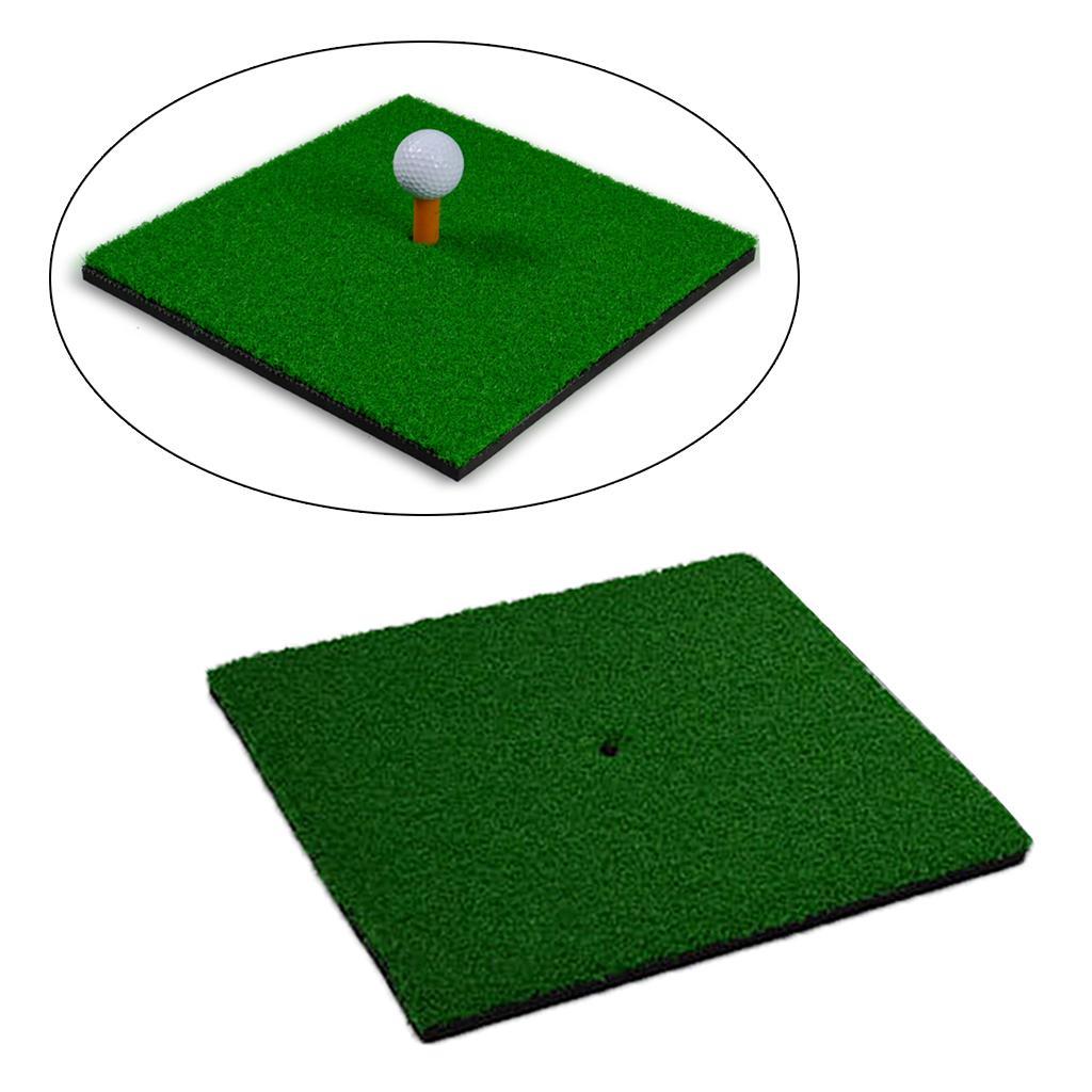 Indoor Golf Practice Grass Mat Backyard Training Hitting Golf Mat with Tee