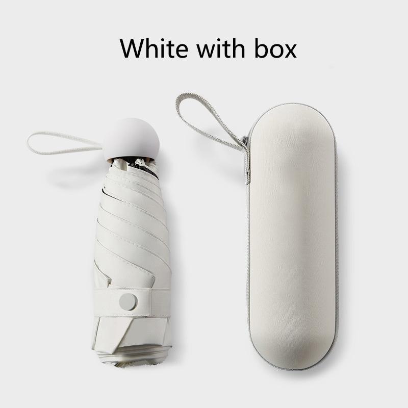 Dù Che Mưa Nắng Chống Tia UV Mini Thiết Kế Nhỏ Gọn Tiện Dụng Cho Nữ