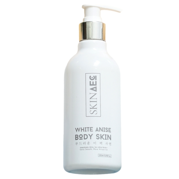 Sữa Tắm Ủ Kích Trắng Than Hoạt Tính White Anise Body Skin(250ml) - Làm Trắng Da Tự Nhiên Không Gây Kích Ứng Cho Da