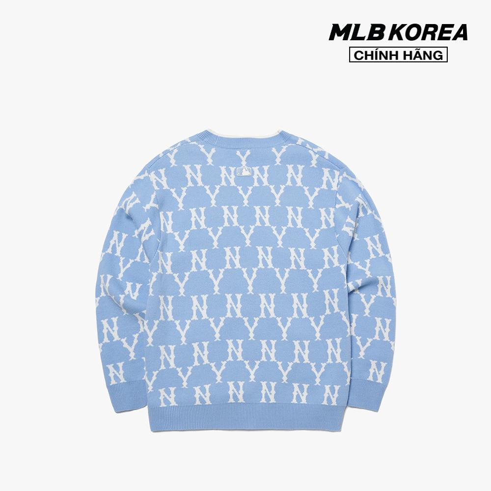 MLB - Áo khoác cardigan phom suông cổ V Monogram 3AKCM0121