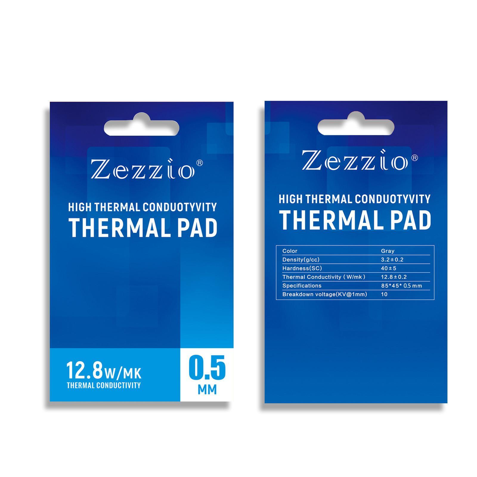 Pack of 2 Thermal Pads 85x45mm Thickness 1/2mm Simple for PC Laptop Heatsink